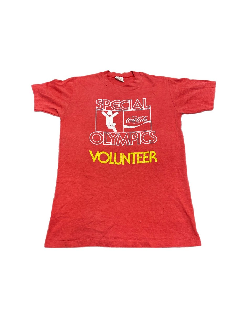 Vintage Special Olympics Volunteer T Shirt Small 80s Sports | eBay
