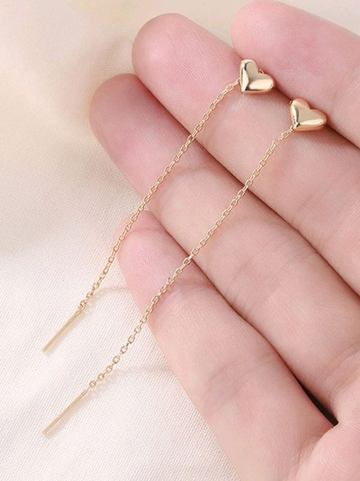 14k Gold Threader Earrings