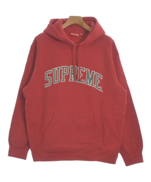 Sweat à capuche Supreme rouge L 2200539850031