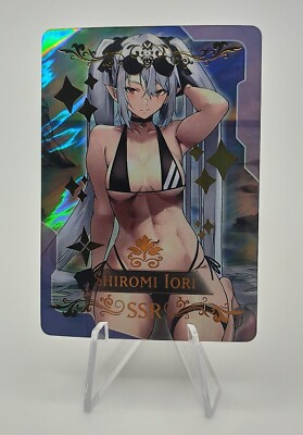 SHIROMI IORI Blue Archive Sexy ACG Goddess Story Waifu Card Girl Holo Karte