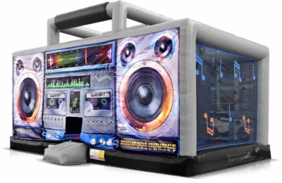 16.5ft Commercial PVC Inflatable Boom Box Bounce Castle Outdoor For Party House
