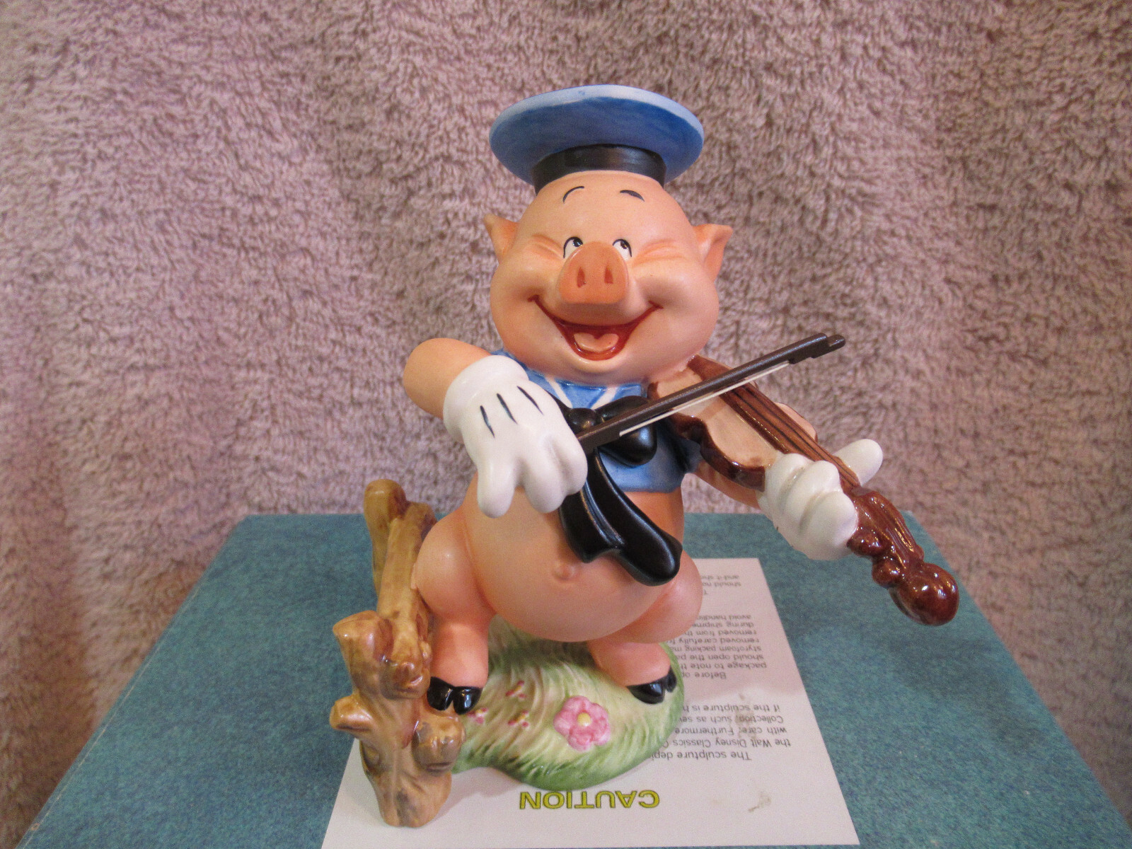 WDCC 60TH ANNIVERSARY FIDDLER PIG 