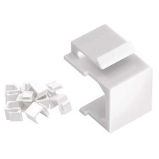 50-Pack Blank Keystone Jack Inserts UL Listed for Keystone Wall Plate and P...