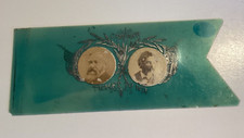  Benjamin Harrison & Reid Jugate 1892  Campaign Celluloid Ribbon 2” x 4 3/4”