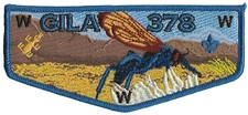 Boy Scout OA 378 Gila Lodge Tarantula Hawk Wasp Flap