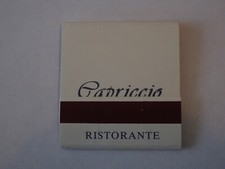 Zeszyt zapałek "Capriccio Ristorante" - Monachium