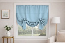 Thermal Tie Blinds 55" Wide  ~ Net Curtains & Slot Top Voile Panels