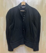 Vintage Norma Kamali Black Power Shoulder Knit Blazer Free Size