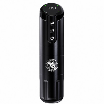 Dragonhawk X2 Wireless Tattoo Pen Machine 1700mAh Battery 3.5mm Stroke