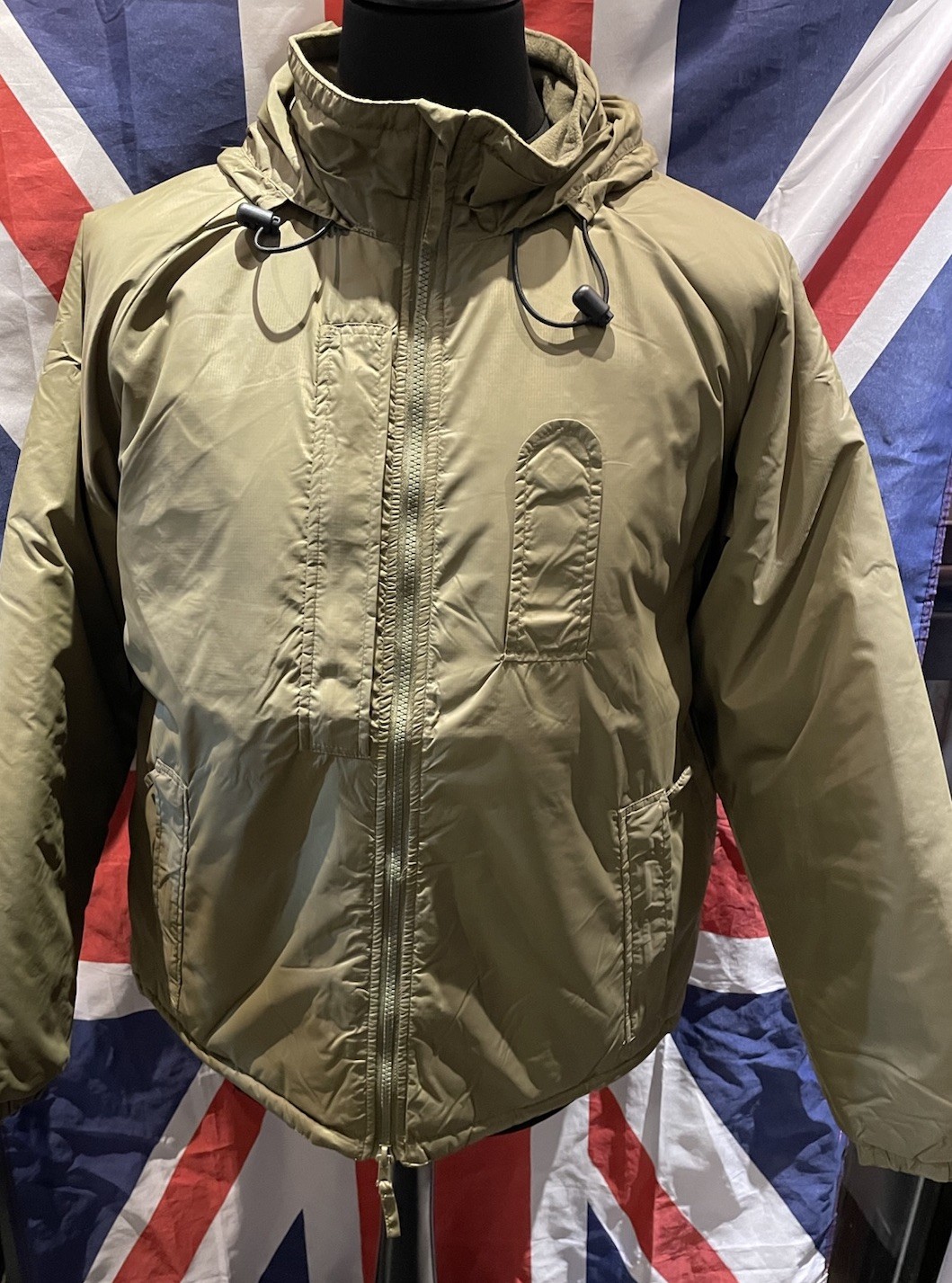 Chaqueta térmica verde oliva edición ejército británico PCS clima frío varios tamaños