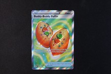 Buddy Buddy Poffin 167/132 Holo Shiny Pokemon Card Mega Evolution NEAR MINT
