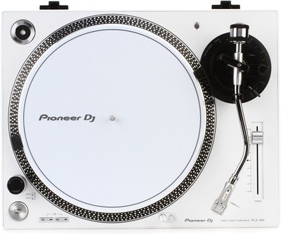 Pioneer DJ PLX-500 Direct Drive Turntable - White (5-pack) Bundle