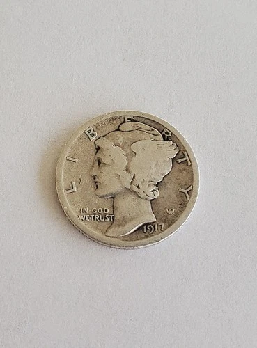 1917-D Mercury Dime — photo from the most recent tracked eBay sale