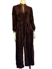 1960s OSCAR DE LA RENTA Velvet Long Dress Size 4 S