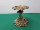 Vintage 7.5" Solid Brass art nouveau Pedestal Stand