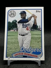 Jackie Robinson Dodgers 2024 Topps #89B-54 1989 Topps Baseball 35th Anniversary