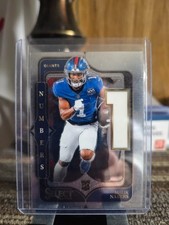 2024 Panini Select - Select Numbers Malik Nabers #5 (RC) NY Giants.