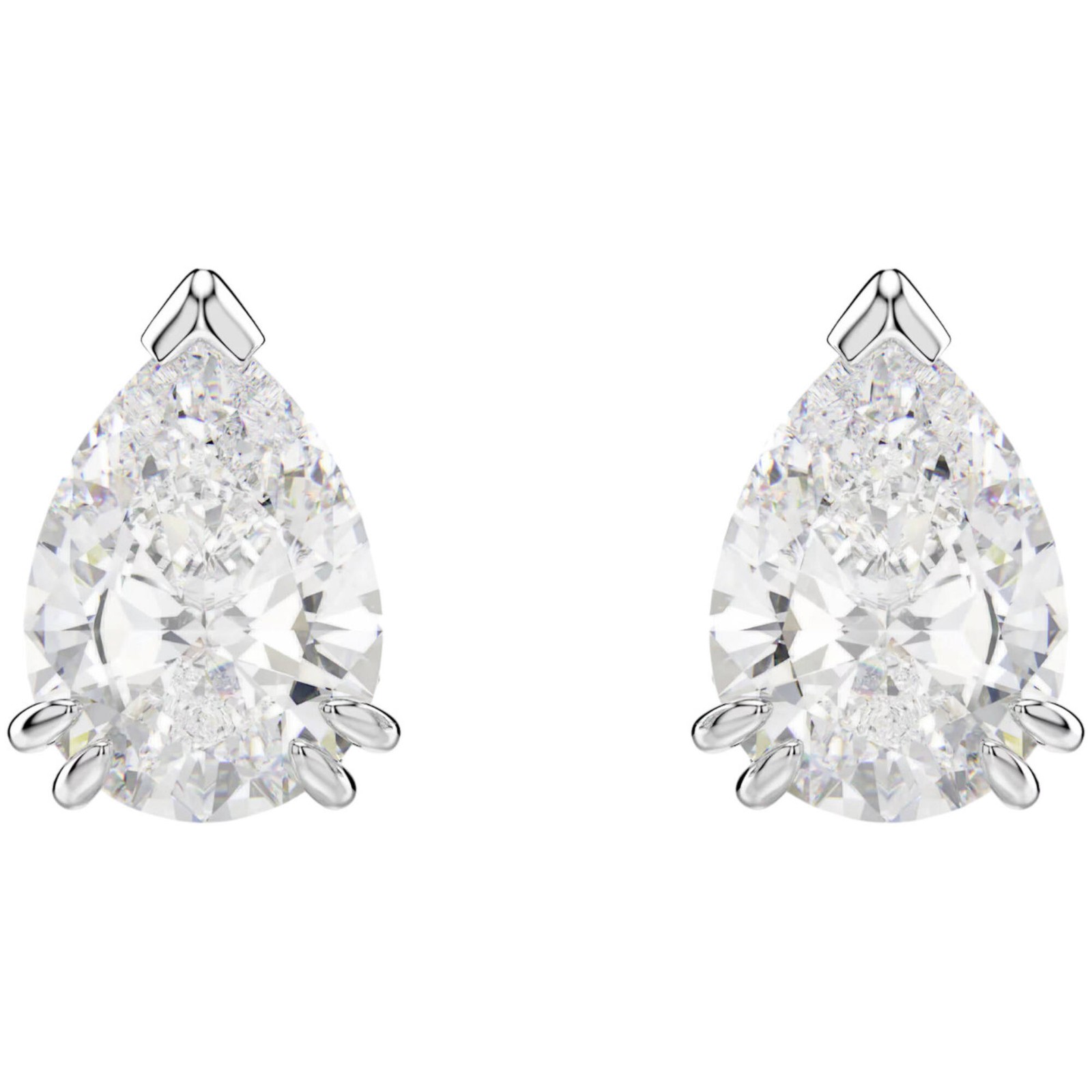 Swarovski Womens Stud Earring Stilla Pear-Cut Stones and Rhodium Plated 5636713 13590₽