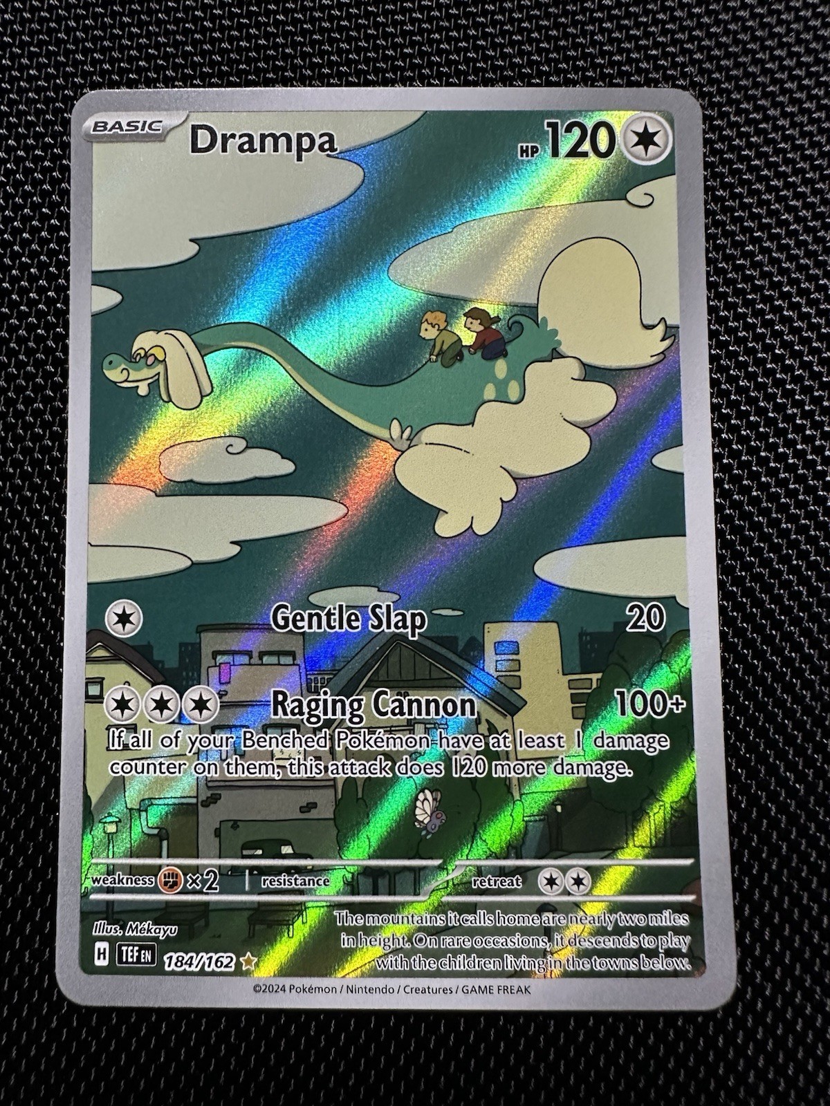 drampa 120 pokemon card value 2024 Scarlet & Violet: Temporal Forces #184/162 Illustration Rare Price Guide Placeholder Image Provided Hi guys is this any