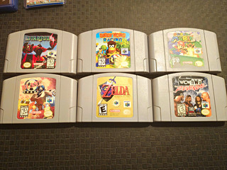 Nintendo 64 N64 Game Lot: Star Fox 64 Diddy Kong Racing Zelda Mario more