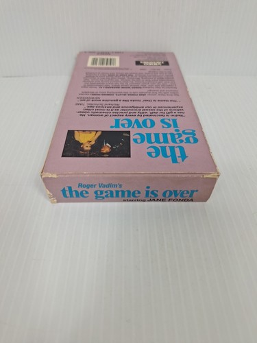 The Game is Over - Copyright 1966 Roger Vadim Jane Fonda (VHS 1987) - Picture 6 of 7