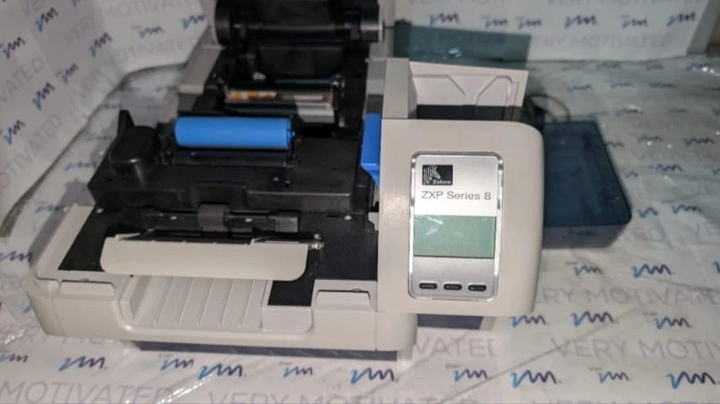 Zebra ZXP Series 8 Card Printer High-Performance Retransfer ID Badge & Card Mach - Image 3 of 4