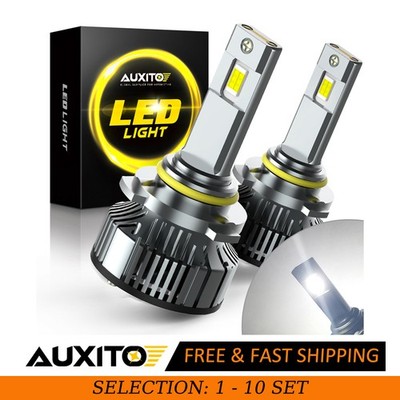 2-20PCS AUXITO 9006 HB4 LED Headlight Bulbs Low Beam 100W 6500K Super Bright Y19