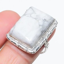 Howlite Gemstone Handmade 925 Sterling silver Jewelry Ring Size-8 US