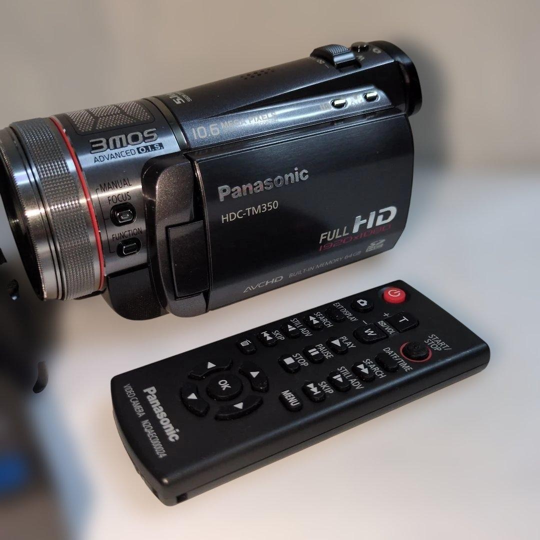 Panasonic HDC-TM350 Gray Camcorder Video Camera Full HD 12x 