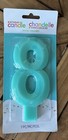 NEW Number 9 Molded Happy Birthday Candle Party Cake Topper Jumbo 6”