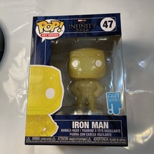 Funko Pop! Figura Vinilo Disney Marvel Infinity Endgame Iron Man #47 Serie de Arte