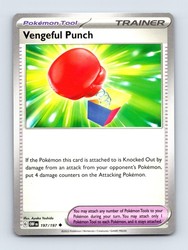 Vengeful Punch 197/197 Obsidian Flames Uncommon Trainer Tool
