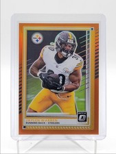 JAYLEN WARREN 2025 DONRUSS OPTIC ORANGE PRIZM PITTSBURGH STEELERS /299 Q4705