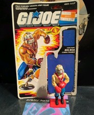 Vintage 1987 Hasbro GI Joe Big Boa Cobra Trainer Action Figure w/ File Card Back