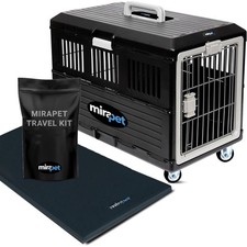 Mirapet Pet Carrier with Pad, Portable Travel Kit for Small Animals Open Box 