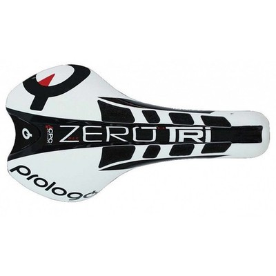 Sattel PROLOGO ZERO TRI PAS CPC NACK 134 Carbon schwarz/weiß Triathlon