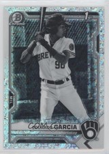 2021 Bowman Chrome Black & White Mini-Diamond Refractor Eduardo Garcia 0vt8