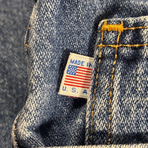 Y2K All American Clothing Co. Jeans Para Hombre 32x30 Azul Denim Hecho en EE. UU. Calce Clásico - Imagen 5 de 13