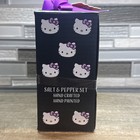 New Blue Sky Clayworks Halloween Hello Kitty Black Cats Salt & Pepper Shakers — photo 6