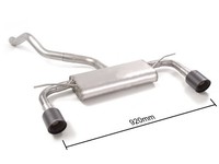 Ragazzon ESD Duplex Seat Leon 3 (5F) 1.5 TSI FR 96/110Kw 100Mm Rund Carbon Shot