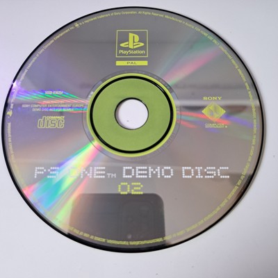 PS One Demo Disc 02 SCED-03675 # Playstation 1 RAR PS1 Retro Sammlerstück Sony sehr guter Zustand