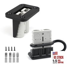 2pcs 50 Amp Battery Quick Connect/Disconnect Connector for 6 to 12 Gauge 