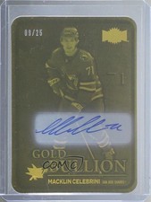 2024-25 Skybox Metal Universe Dual Achievement 9/25 Macklin Celebrini Auto og2