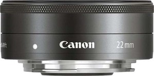 Canon EF-M 22mm f/2 STM Black Photography Lense Camera Lens