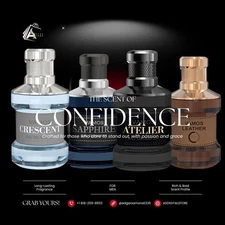 VamosCamaraCollection 3.4oz PerfumeSet of 4 - Atelier, Crescent, Leather, Voyage