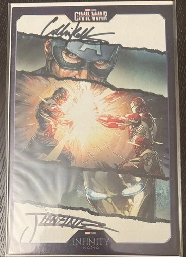CAPTAIN AMERICA: COLD WAR ALPHA #1 06/2023 VF+ MCNIVEN VARIANT MARVEL SIGNED