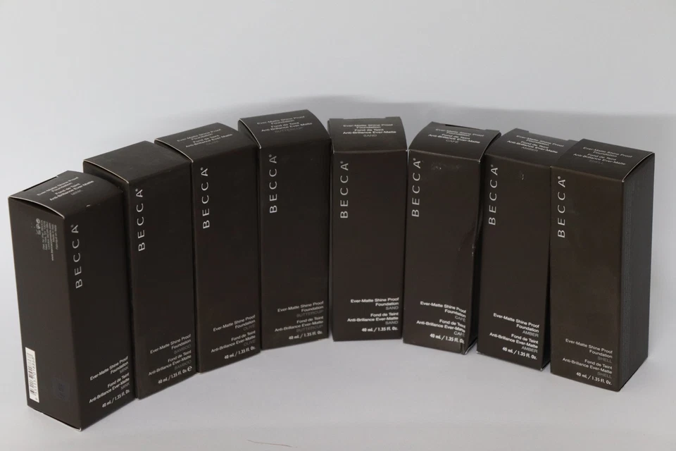 2 LOT BECCA EVER-MATTE SHINE PROOF MEDIUM COVERAGE FOUNDATION 40ML CHOOSE SHADE - Image 2 of 4