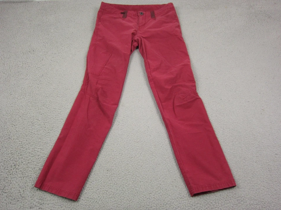 Patagonia Pants Womens 10 Red Escala Rock Canvas Casual Hiking Outdoor 82920 - Image 3 of 4