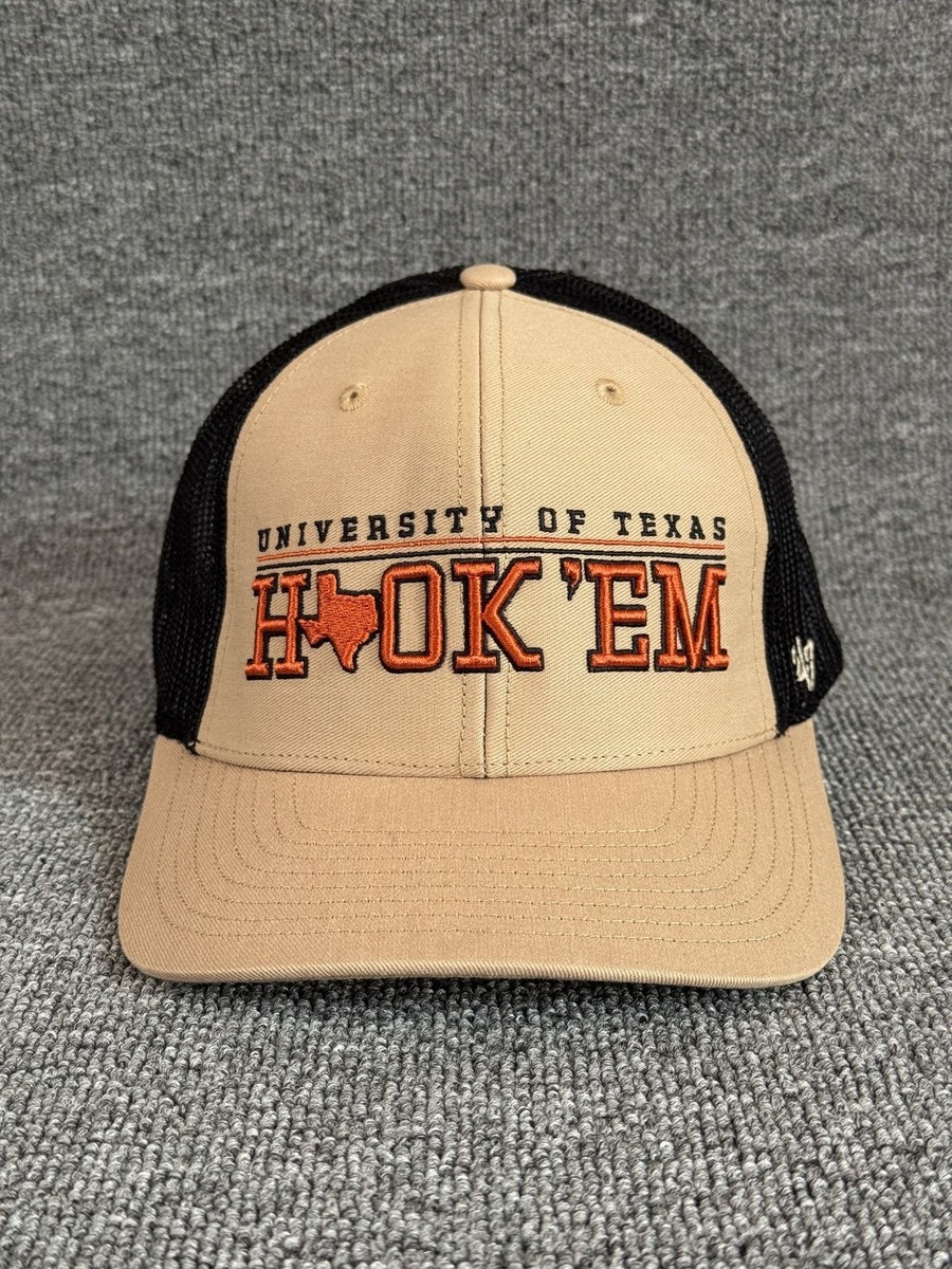 47 Brand Texas Longhorns Trucker Snapback Tan Black One Size