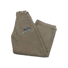 JNCO Flamehead Khaki Tan Pants, Corduroy Boys,Wide Leg 90s Vintage